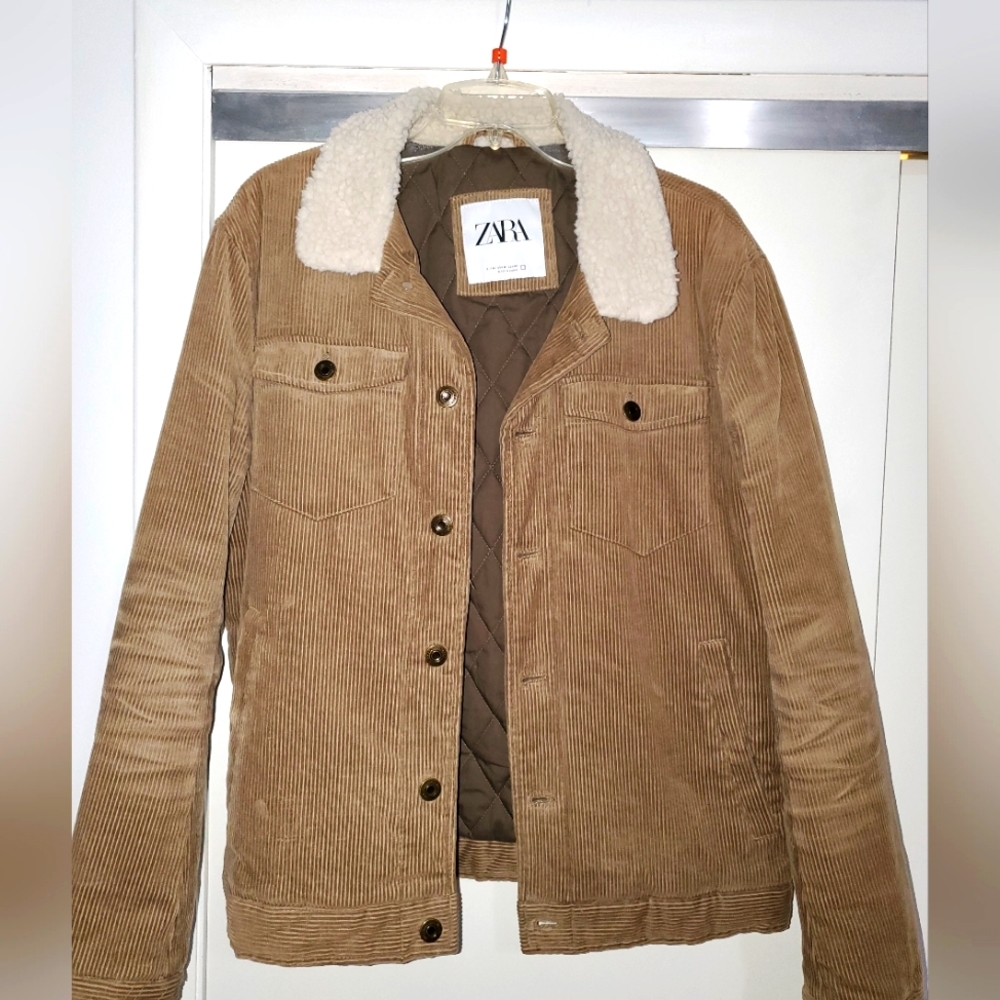 Corduroy denim jacket